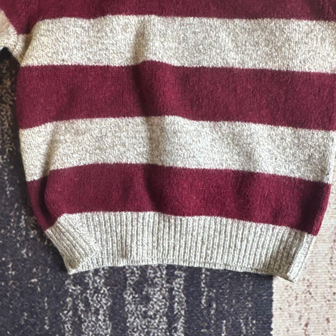 80s~90s L.L.Bean ボーダー ニット セーター USA製