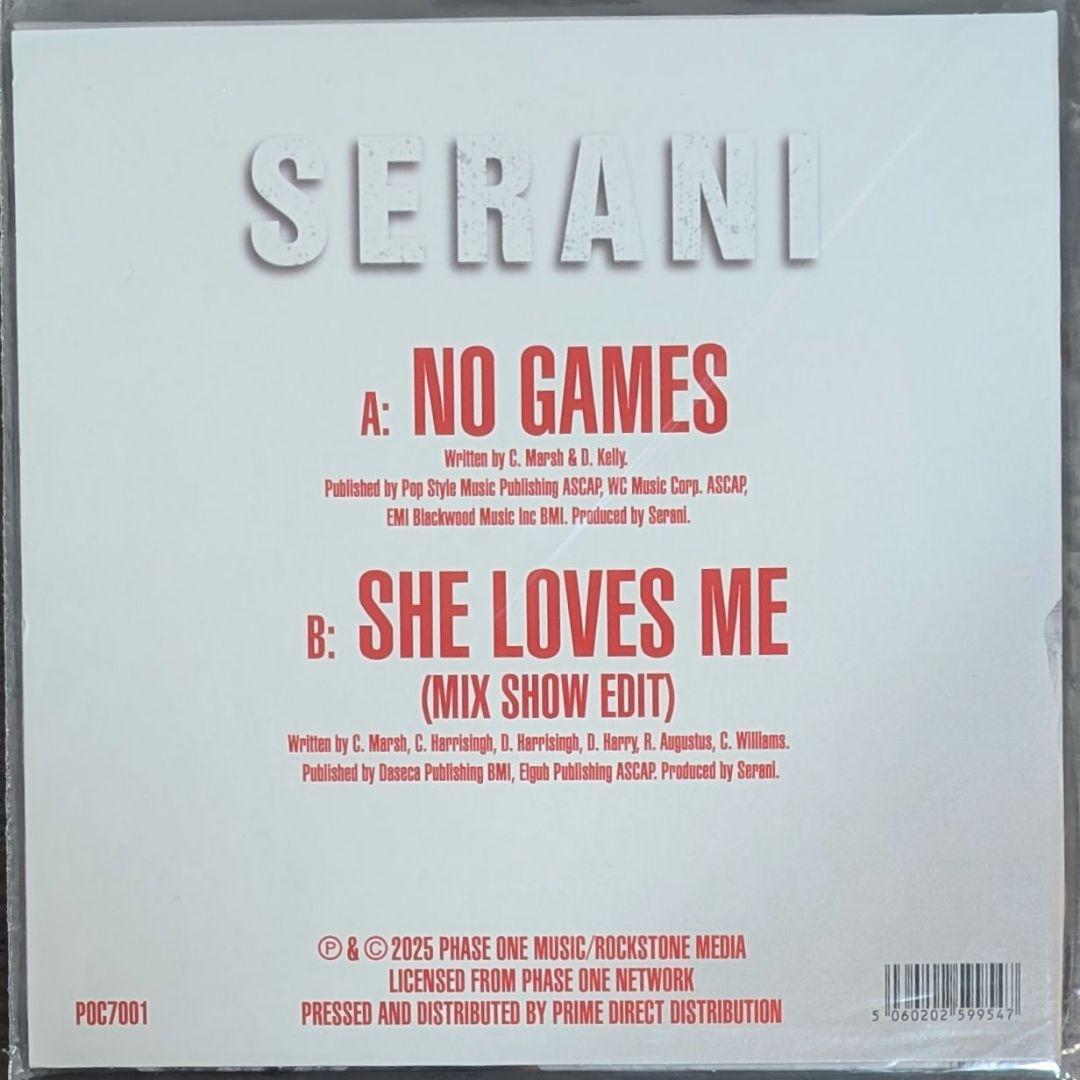 新品 Serani No Games She Loves Me 7インチレコード