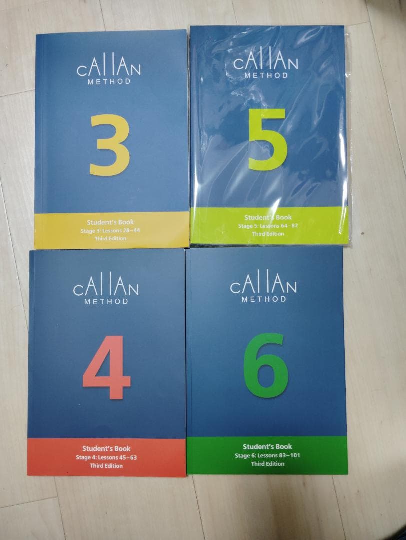 Callan Method テキスト セット 3-6　3rd edition カランメソッド テキスト何が変わる？2023年改訂版3rd Edition | 大人