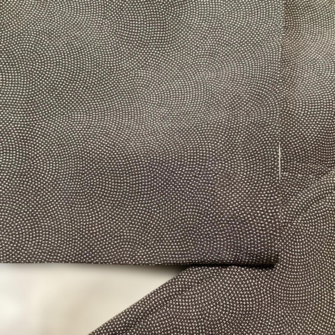 高級江戸小紋 似たり鮫柄 上質な生地に八掛もおしゃれ 一枚あると大変