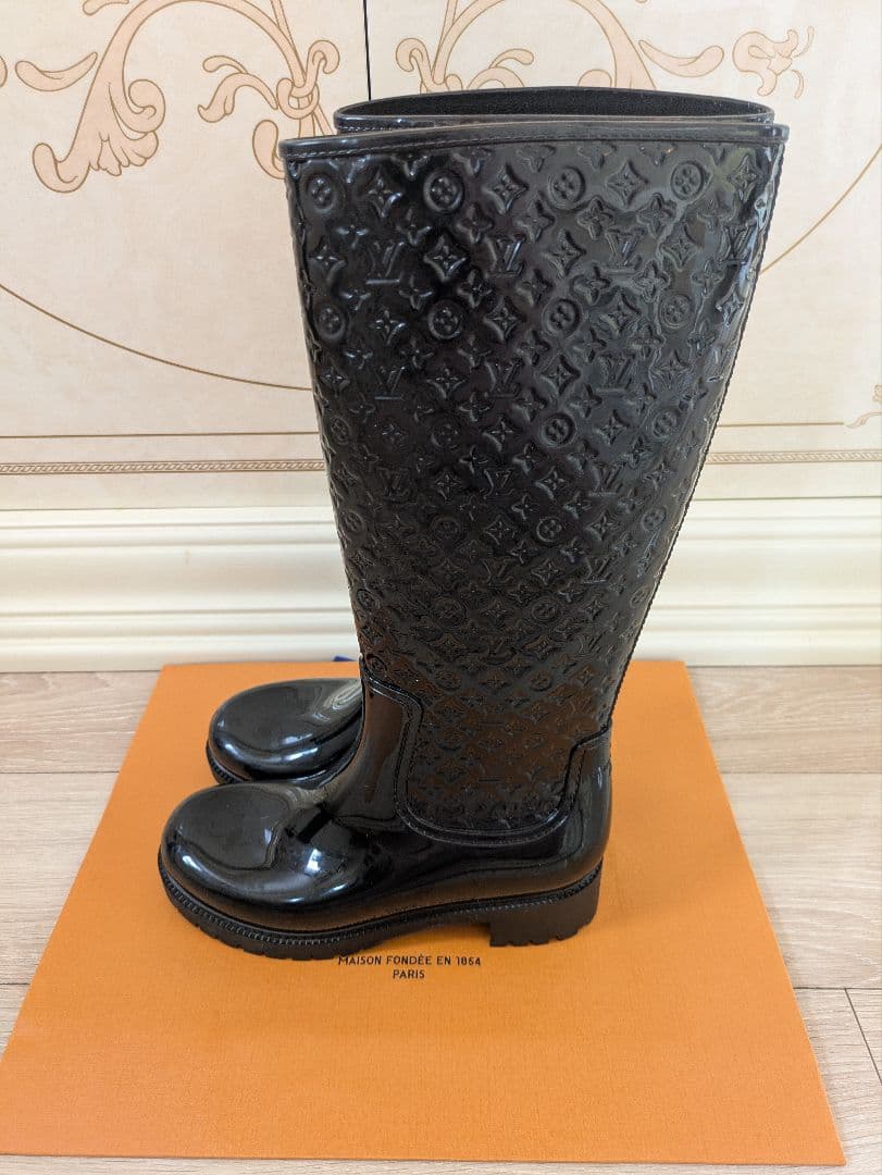 ルイ・ヴィトン　レインブーツ　23.5cm