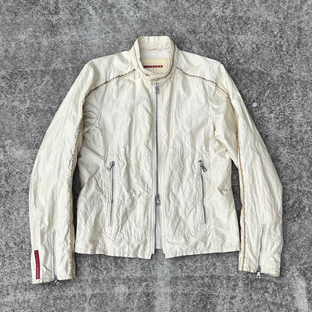 prada sport プラダスポーツ ナイロンジャケット ゴールド 深水光太