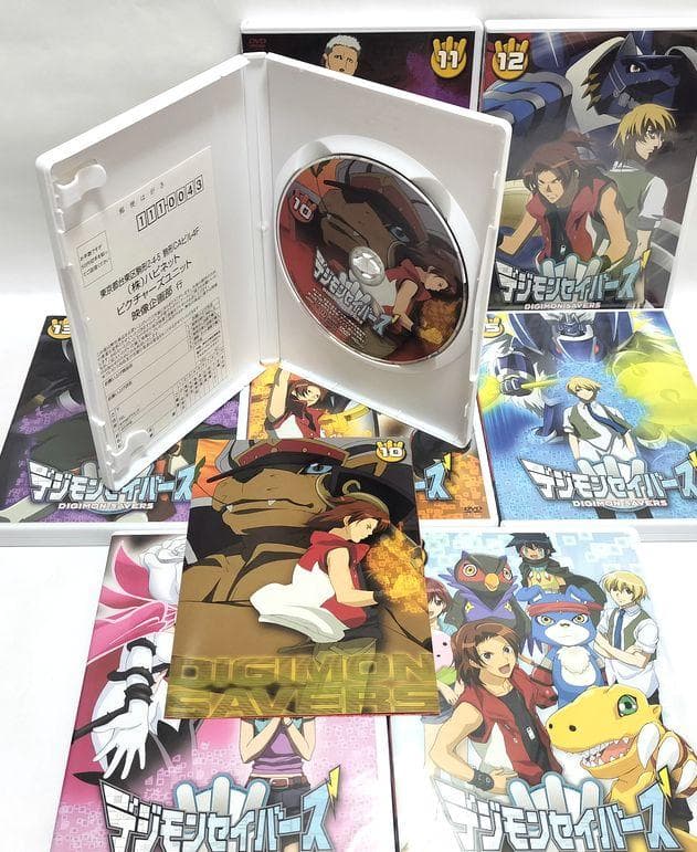 ①巻キーホルダーなし、わずかなスレ有♪　デジモンセイバー　17巻セット　DVD