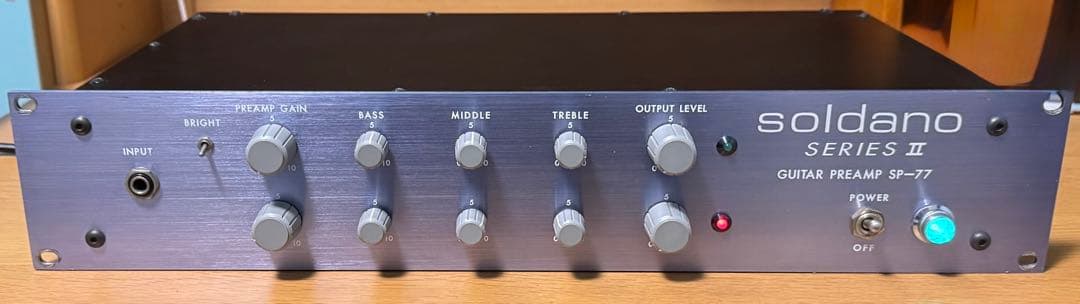 soldano ギタープリアンプ SP-77 SERIES II Soldano SP-77 Series II Rackmount Two-Channel Tube Guitar Preamp