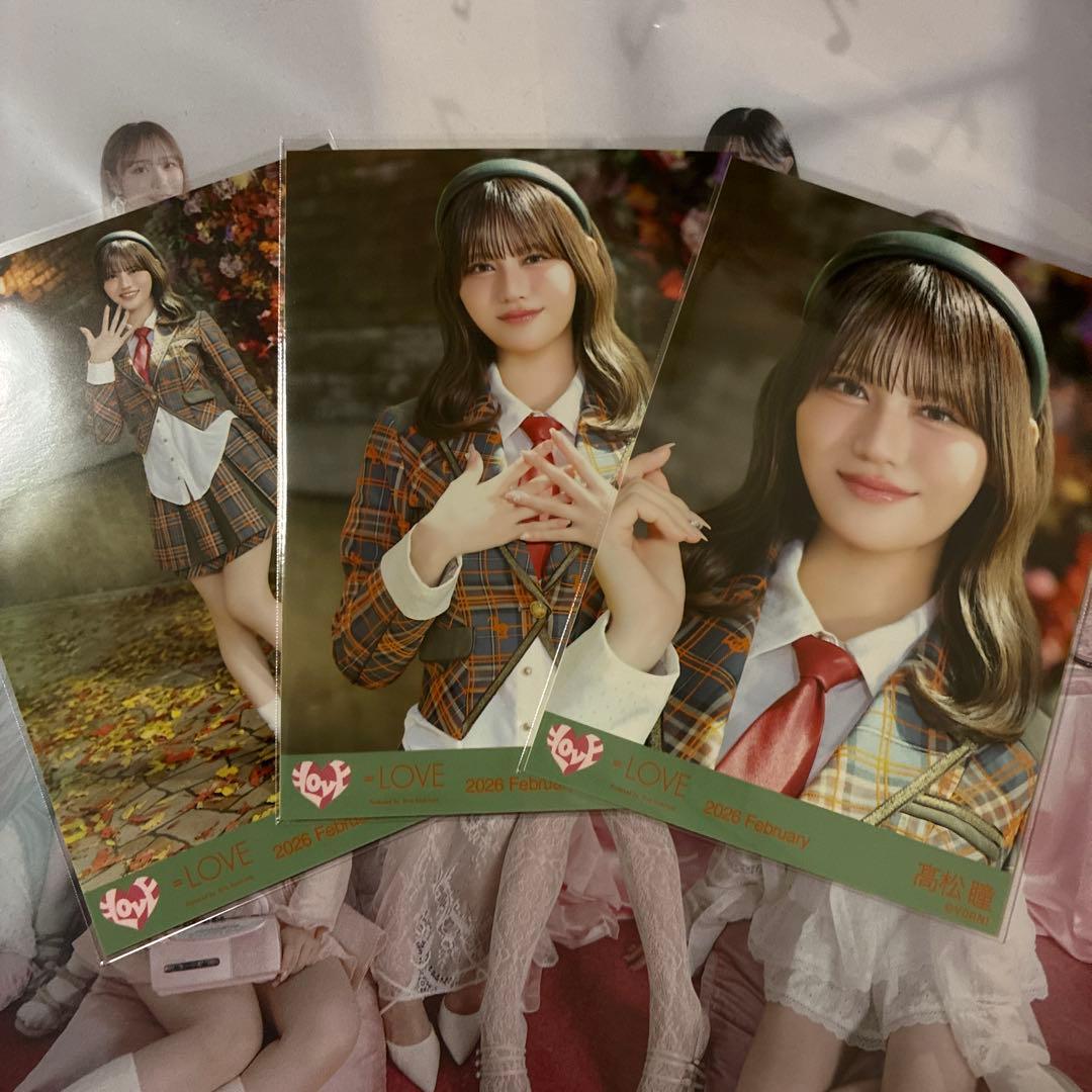 ラブソングに襲われる 歌唱衣装アザーカット 生写真 コンプ 高松瞳