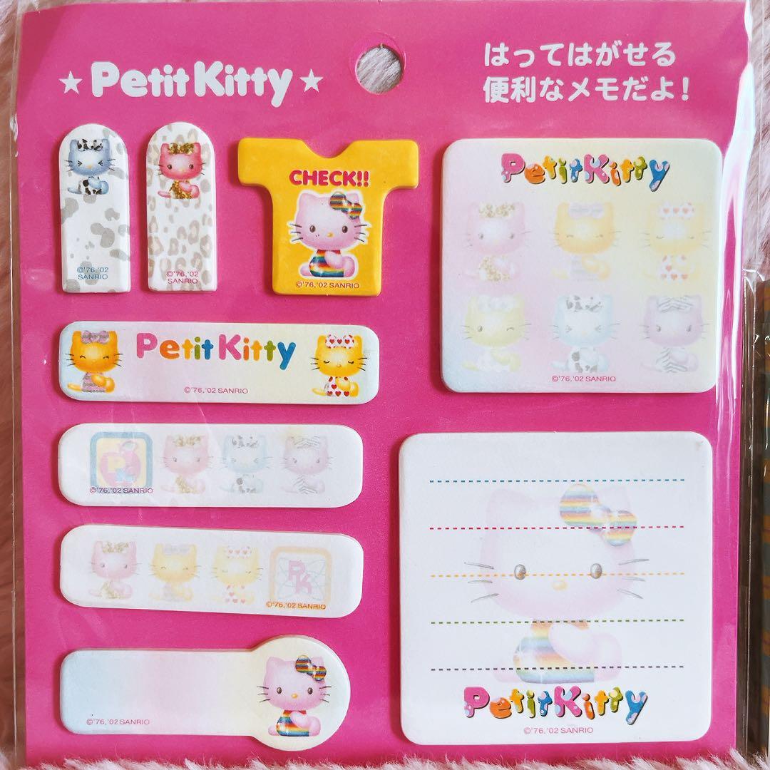 希少レア ハローキティ ホシ レターパッド メモ 付箋 シール 2002