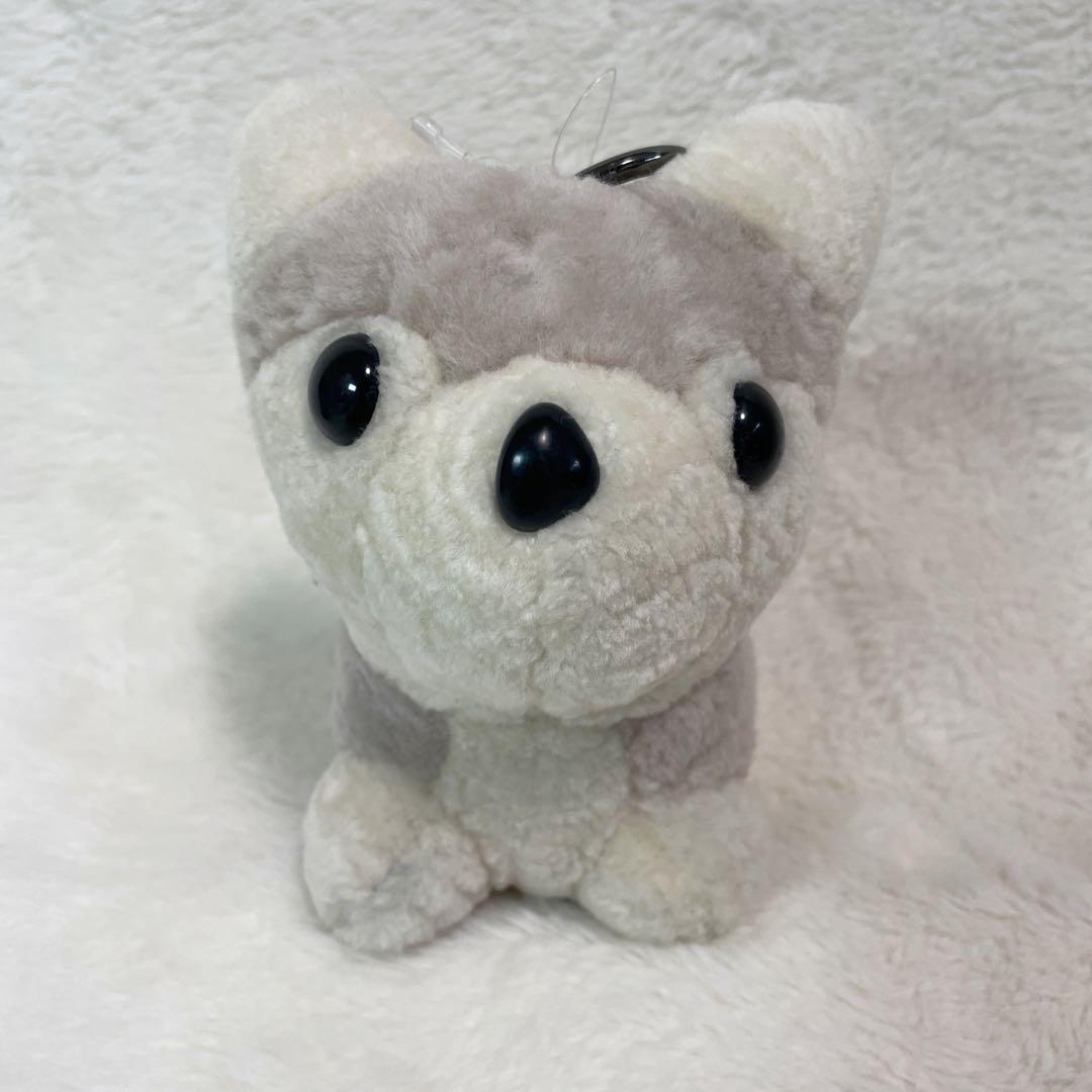 新品タグ付】高級ムートン ドッグチャーム ぬいぐるみ2体セット リアル