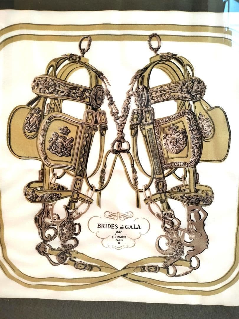 もっちゃん様専用】HERMES スカーフ ブリッドドゥガラ 額装 インテリア