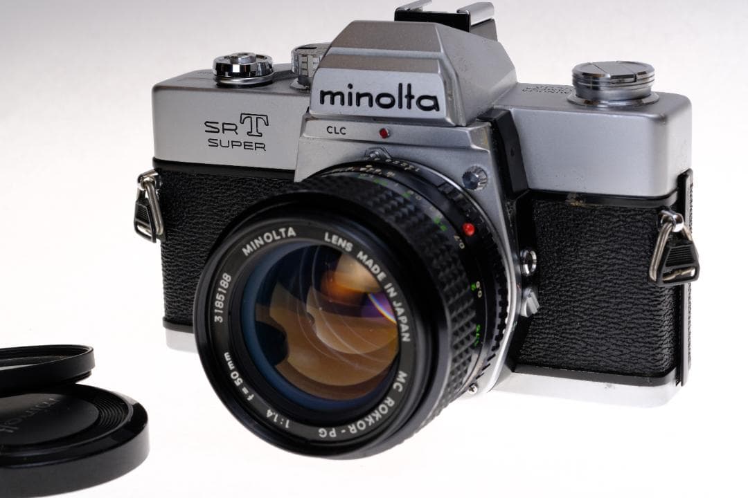 銘玉PG50mm f1.4付】ミノルタSRT Super ※スプロケット交換済 - メルカリ