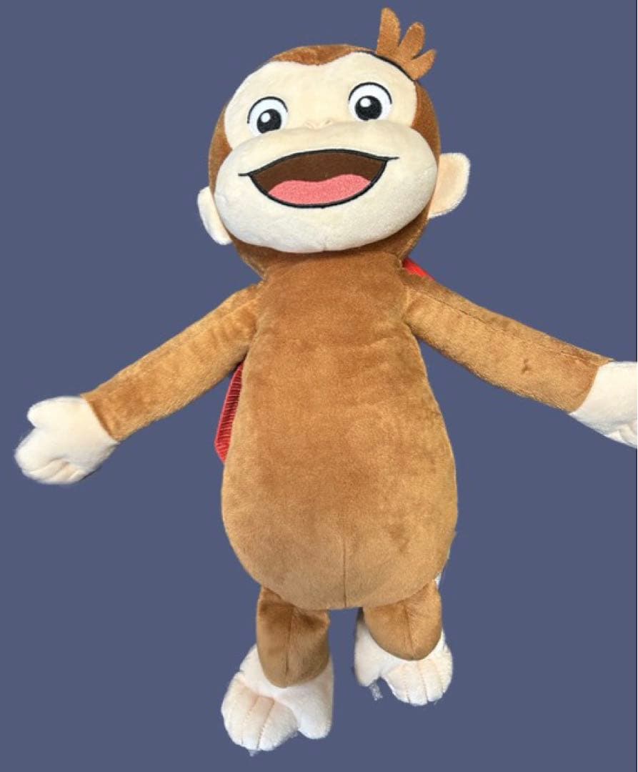 新品おさるのジョージ】snowman向井/ギガジャンボぬいぐるみ&リュック