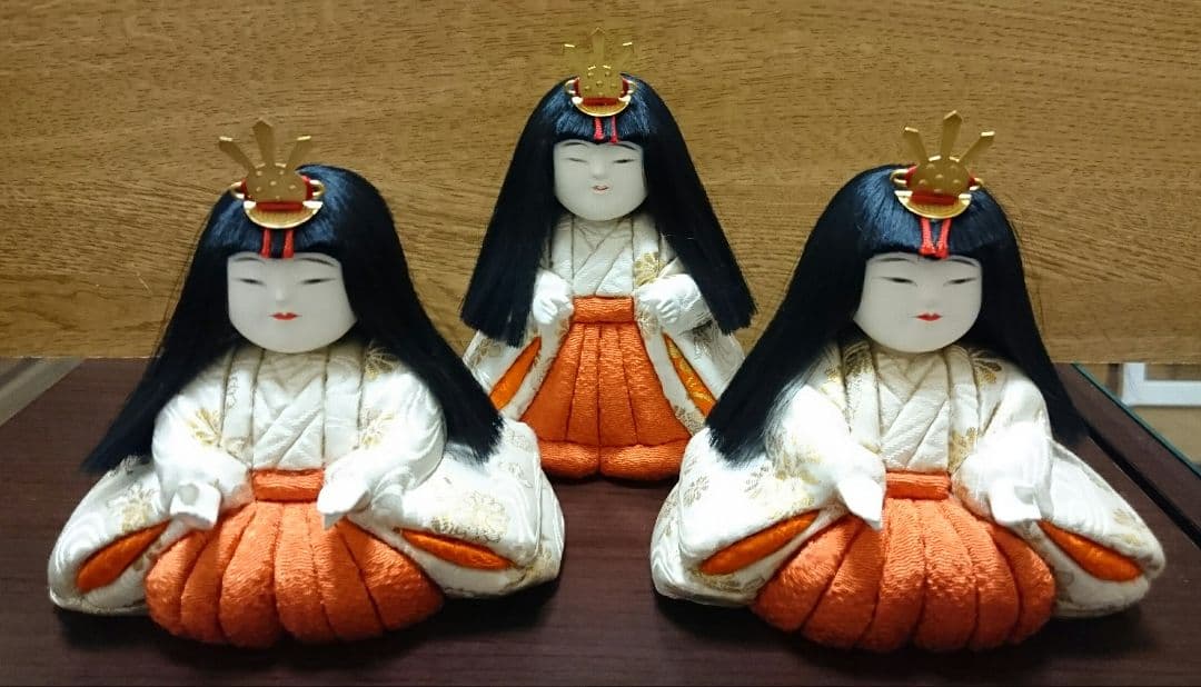 人間国宝無形文化財原米州雛人形のみ