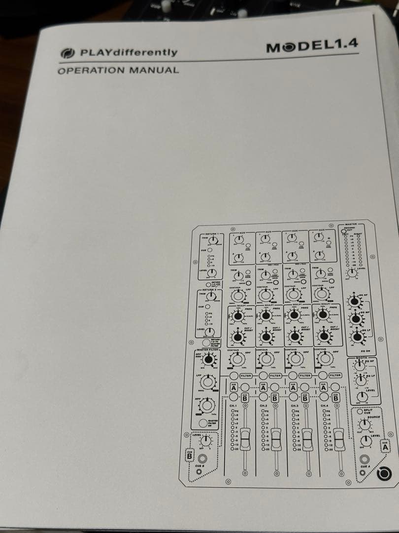 希少アナログミキサー】 PLAY differently MODEL1.4 - メルカリ
