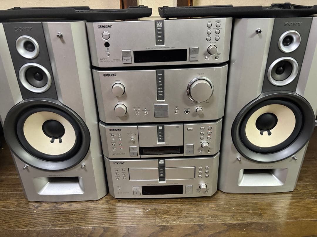 CD/MDチェンジャー システムコンポ ST-MS717 Sony システムコンポ Sony