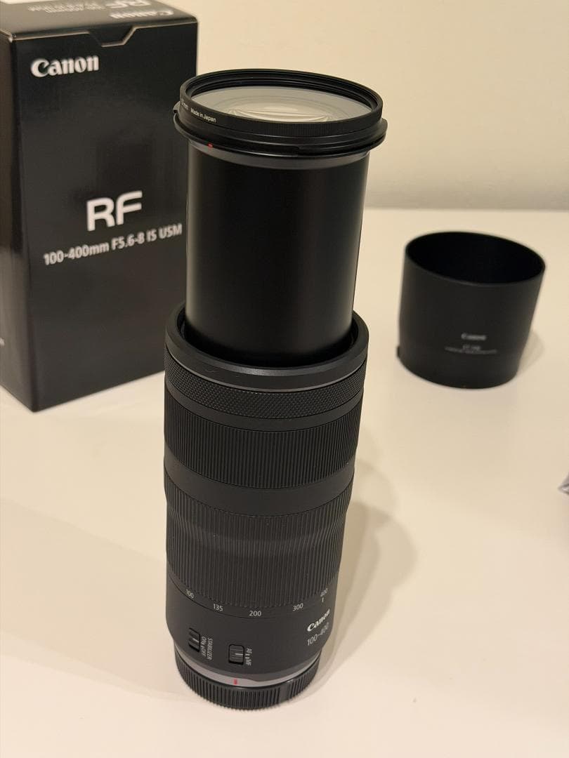 美品 キヤノン RF100-400mm F5.6-8 IS USM おまけ複数