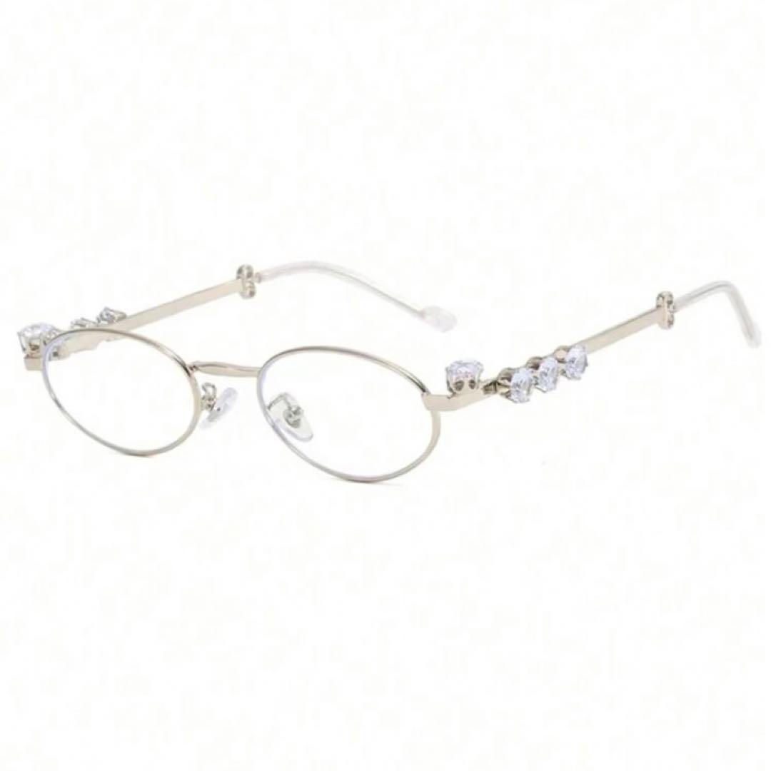 gentle monster d'heygere風 シルバー 眼鏡 リムレス - メルカリ