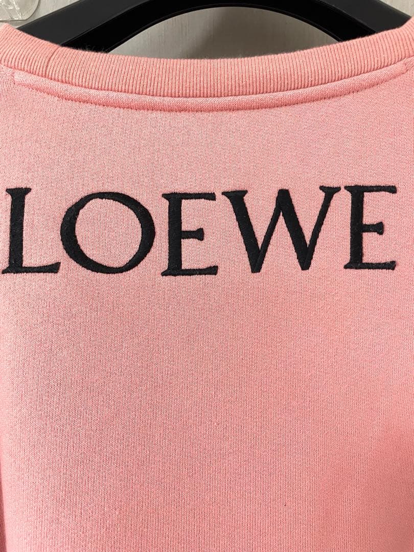 LOEWE ロエベ オンドリ ニワトリ オーバーサイズ スウェット ピンクS