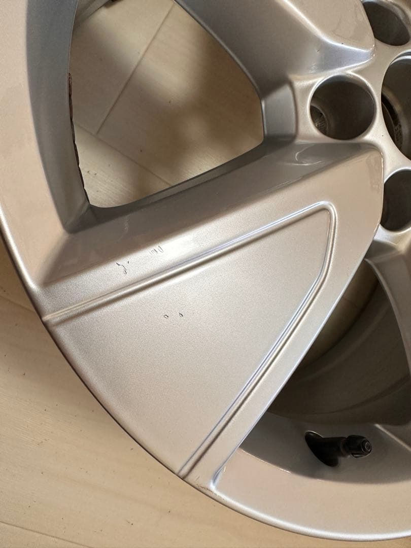 ボルボ純正17インチ シルバー 5スポークホイール 4個セット - タイヤ