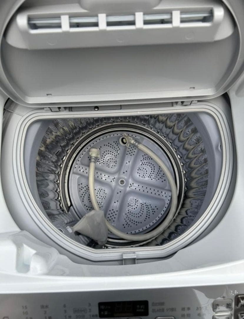 送料無料 シャープ 5.5kg 2022年製 洗濯乾燥機 ES-TX5F 単身