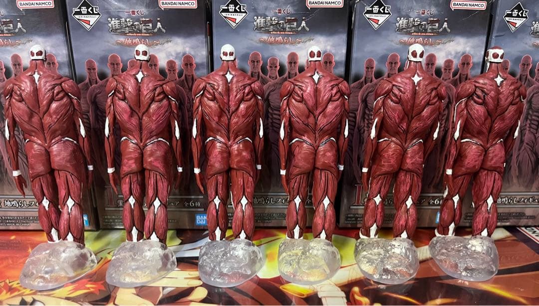 一番くじ 進撃の巨人 ～地鳴らし～ i賞 地鳴らし 6体 コンプ