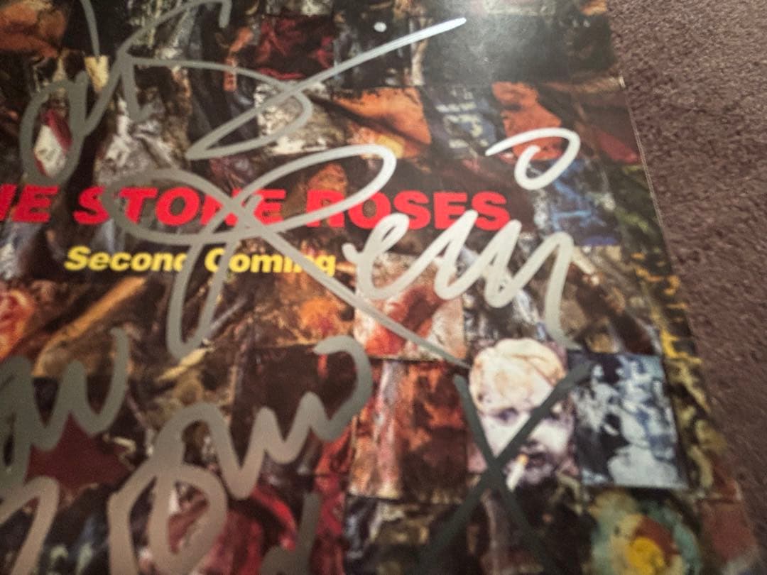 レアThe Stone Roses サインCD ストーンローゼズ イアンブラウン