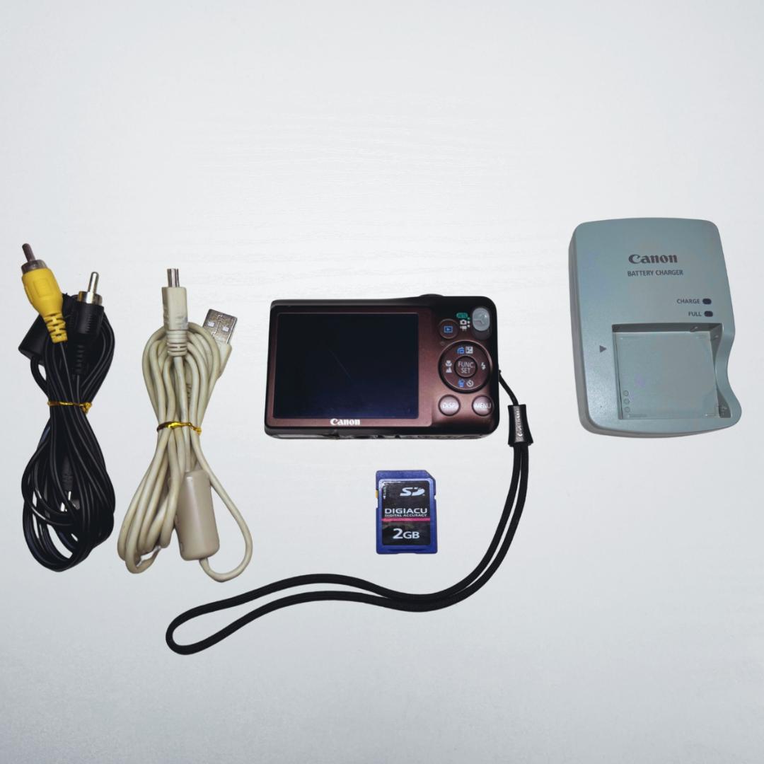 Canon IXY 200F ブラウン 動作品 充電器付 SDカード付 並品】CANON キヤノン デジタルカメラ IXY 200F ブラウン IXY200F(BW