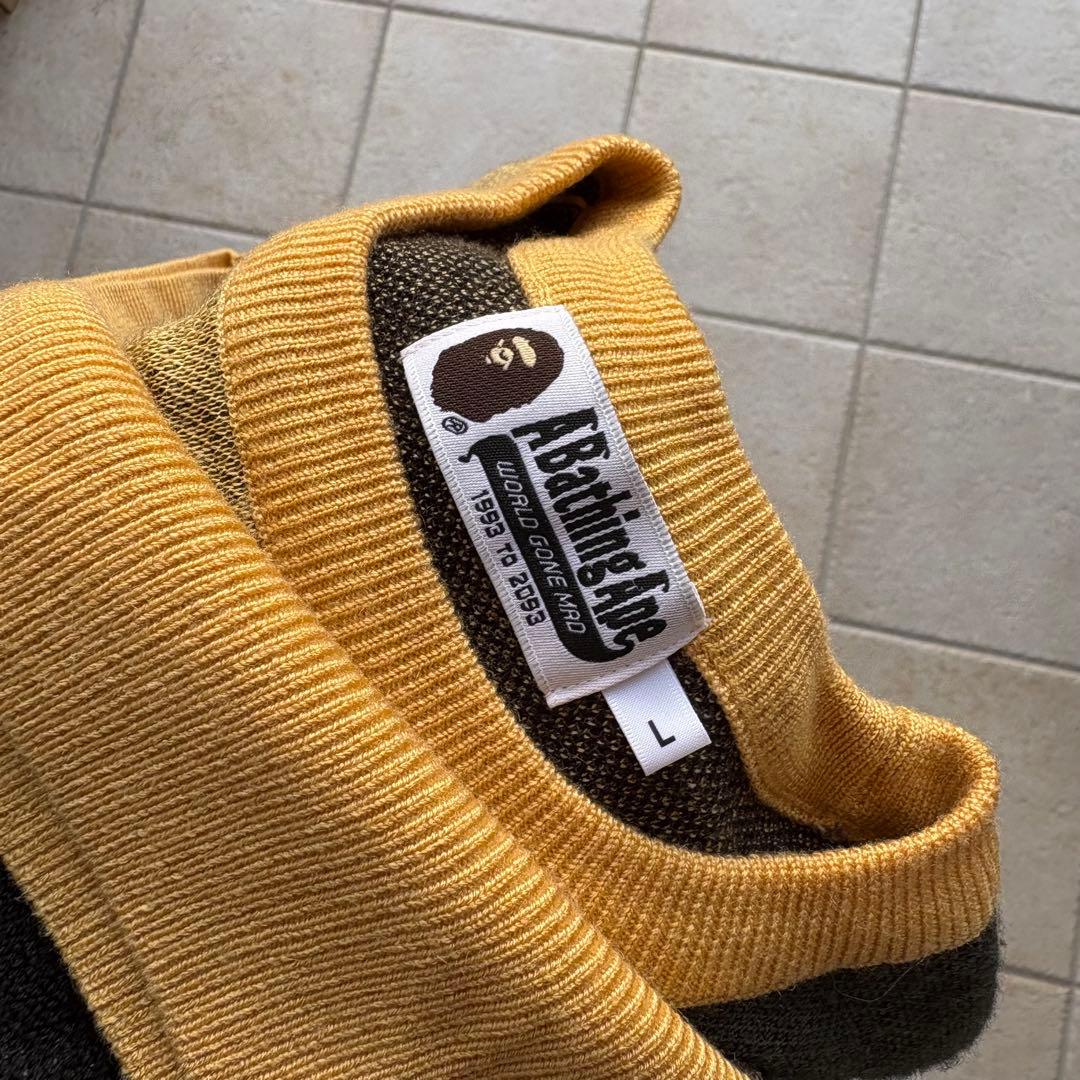 00s a bathing ape CAMO HEAD Knit ニット 迷彩 - メルカリ