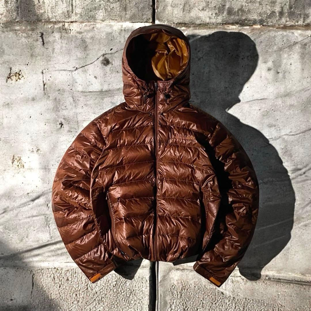 美品 コロンビア クレイターレイク アルパインダウンパーカ パフダウン