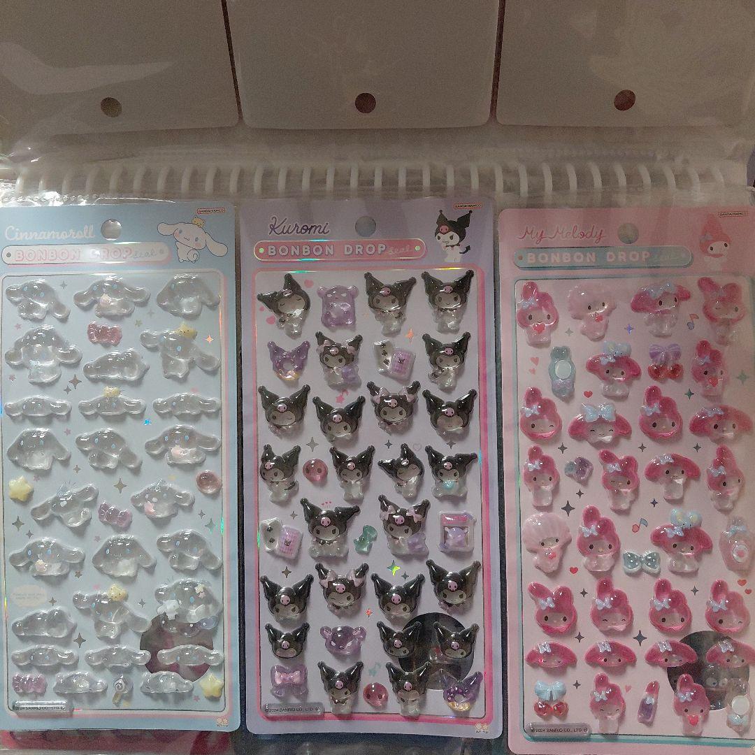 うるちゅるPOPシール&ボンボンドロップシール6セットまとめ売り
