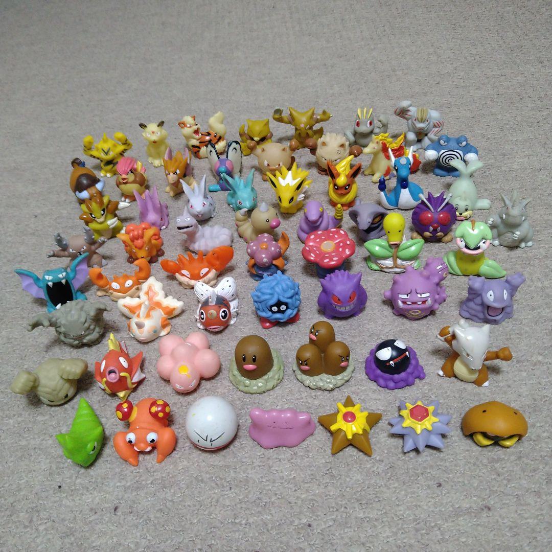 ポケモンキッズ 378体まとめ売り 1996〜2010年 ソフビ 指人形