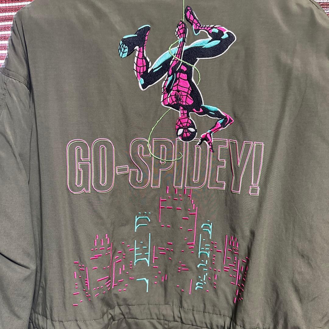 新品 graniph スパイダーマン スパイディ VS ヴィラン｜モッズコートM