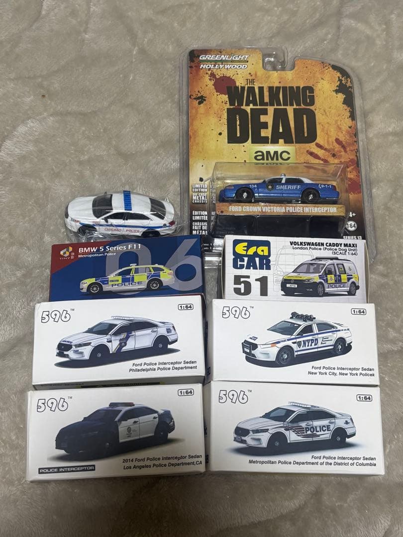 1/64 アメリカ イギリス パトカー ミニカー 8台セット ミニカー 1/36 2015 フォード マスタングGT パトカー仕様 アメリカ車