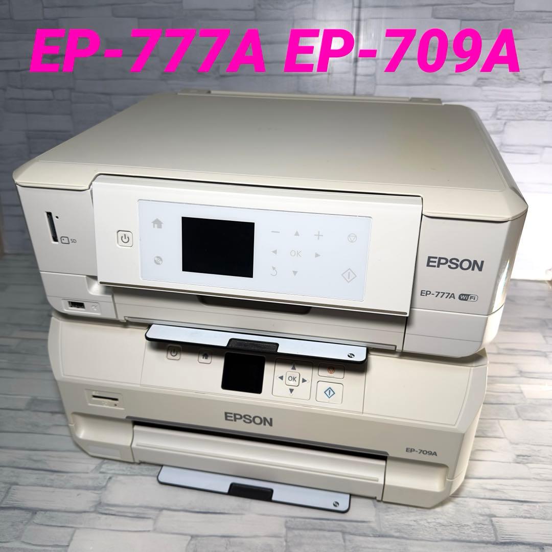 【ジャンク品】EPSON EP-777A EP-709A EPSON EP-777A インクジェット複合機 プリンター ジャンク品 インク