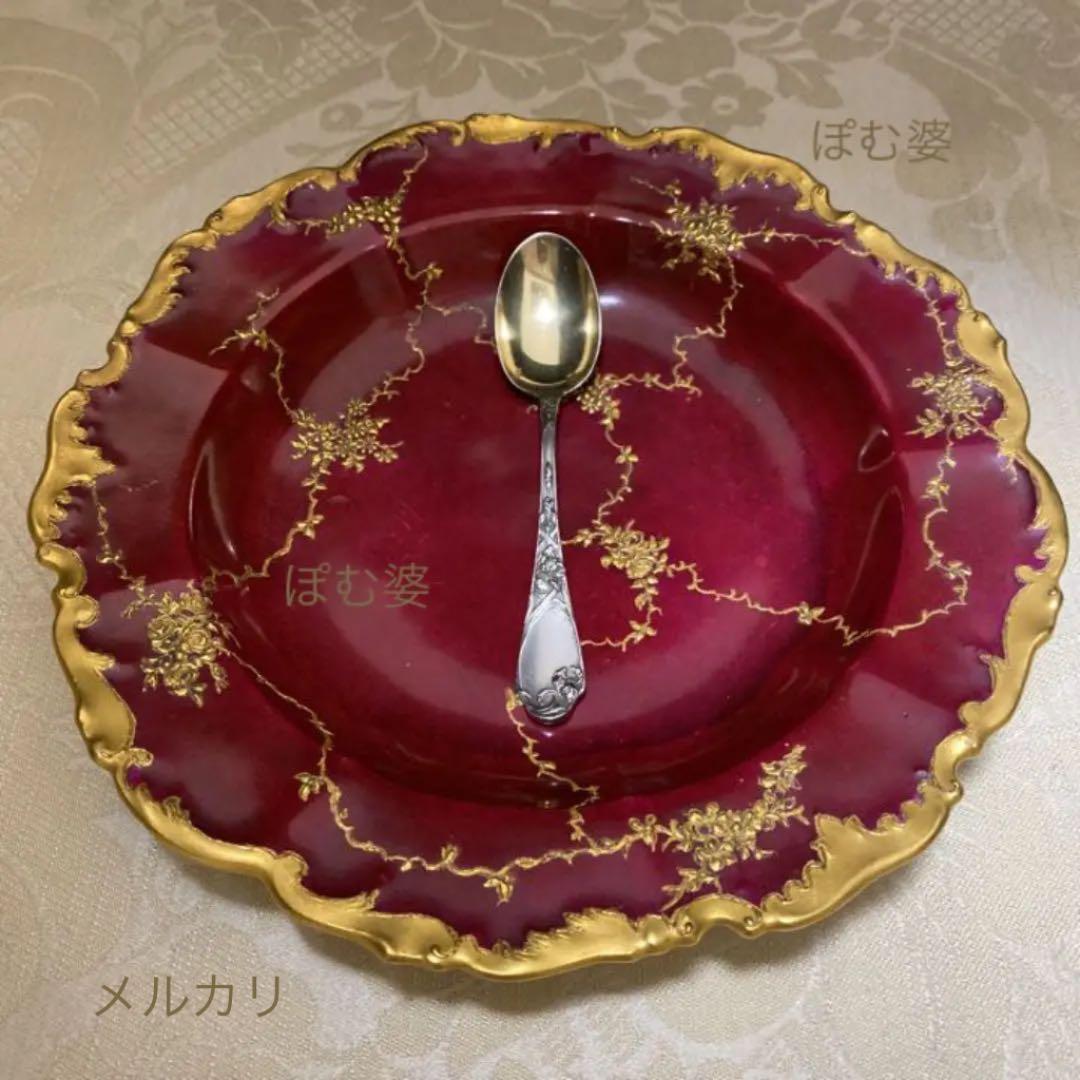 ピュイフォルカ】 純銀 スプーン 1本「アール・ヌーヴォーの華