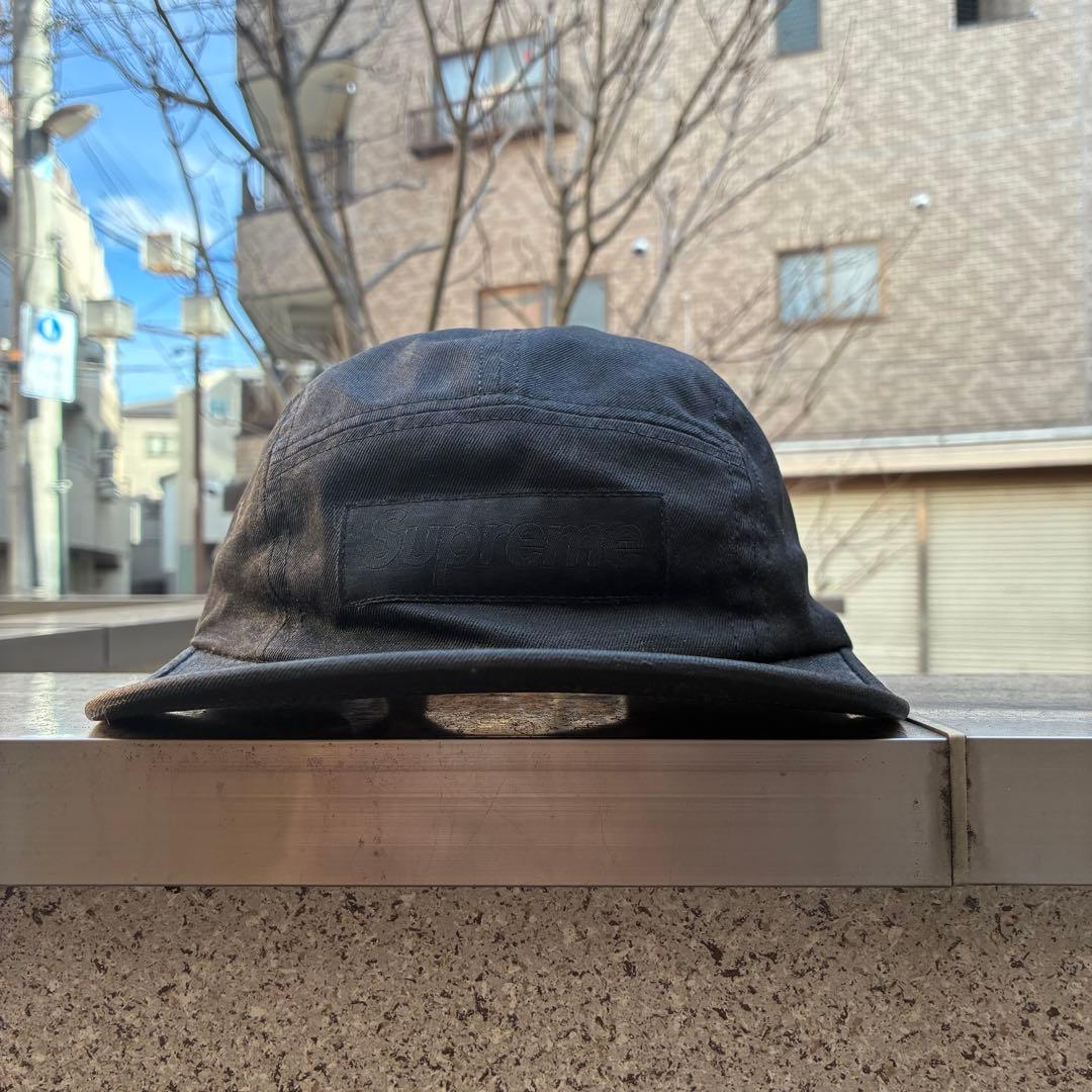 Supreme × MM6 Painted Camp Cap ブラック 完品 Supreme MM6 Maison Margiela Painted Camp Cap (SS24) - $88