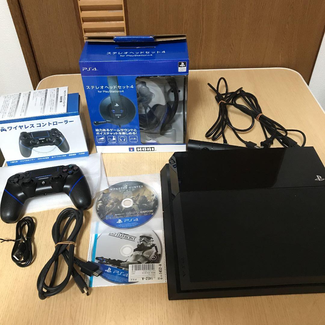 PlayStation4 ジェット・ブラック 500GB CUH-1000A… Amazon.co.jp: 【整備済み品】 PlayStation 4 ジェット・ブラック