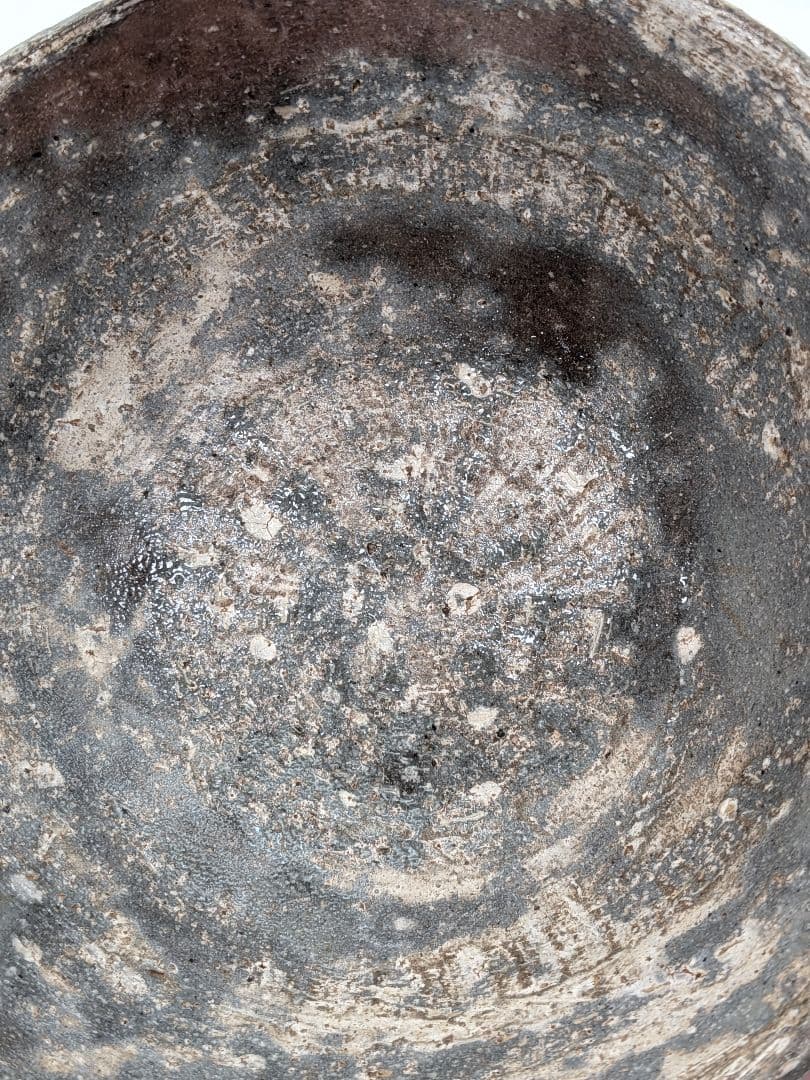 竹子窯 西川清翠 備前楽茶盌 共箱 抹茶碗 抹茶茶碗 茶道具