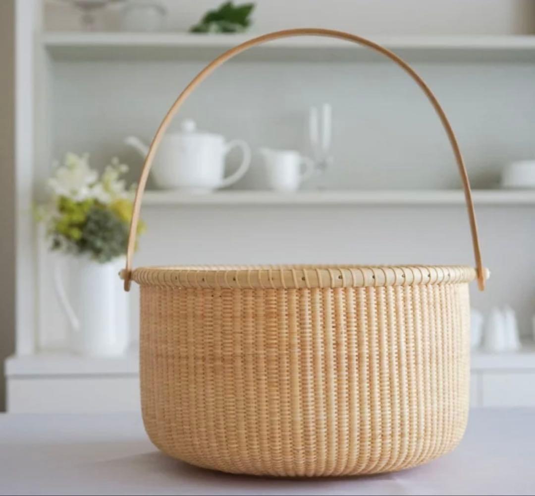 michiko様専用ナンタケットバスケット丸型 サイズ・特大 - メルカリ