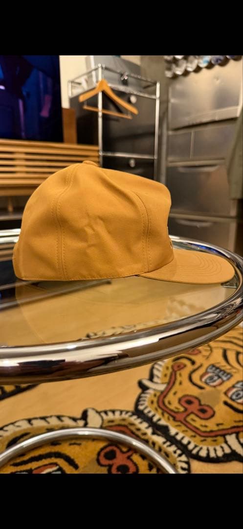 激レアNIKE 80s90s銀タグ アーチ ヴィンテージキャップ マスタード