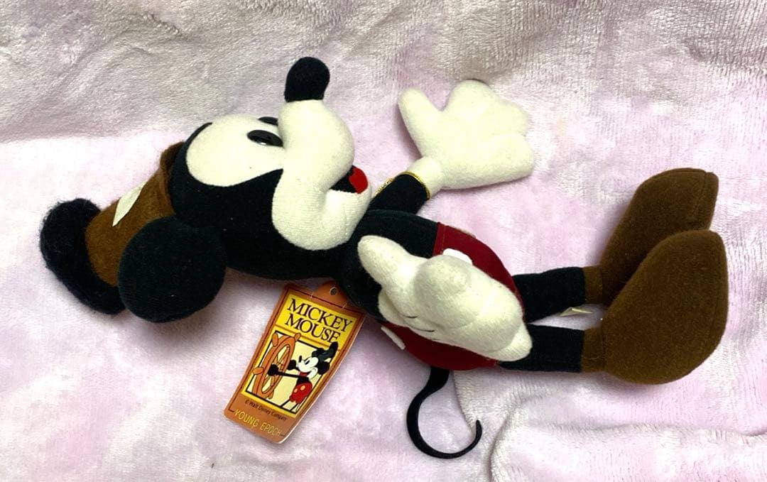 ミッキーマウス アンティークドール ヤングエポック製 蒸気船ウィリー