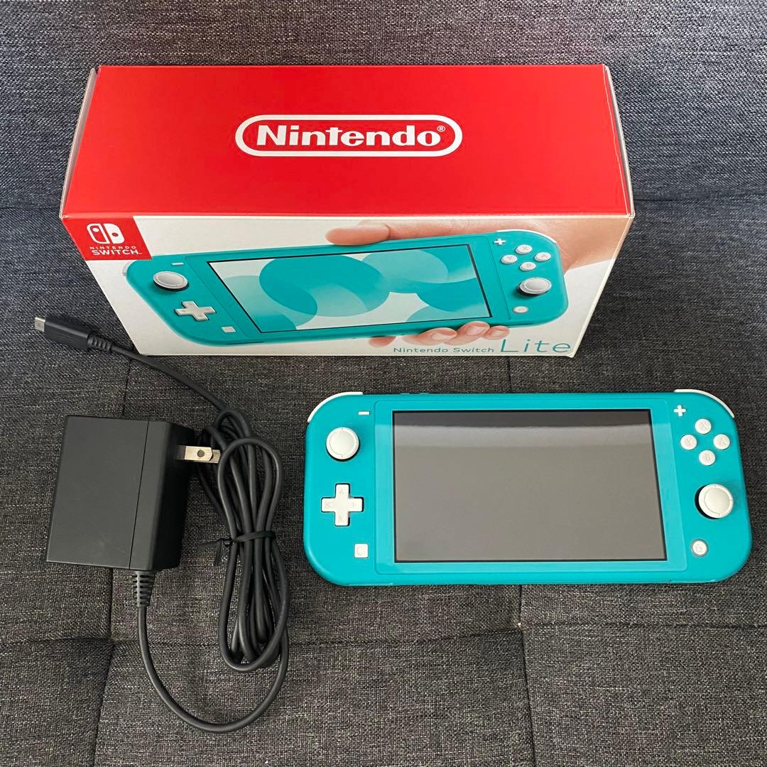 Nintendo Switch Lite 本体ターコイズ箱充電器あり-MAN RAY、IMAGE A