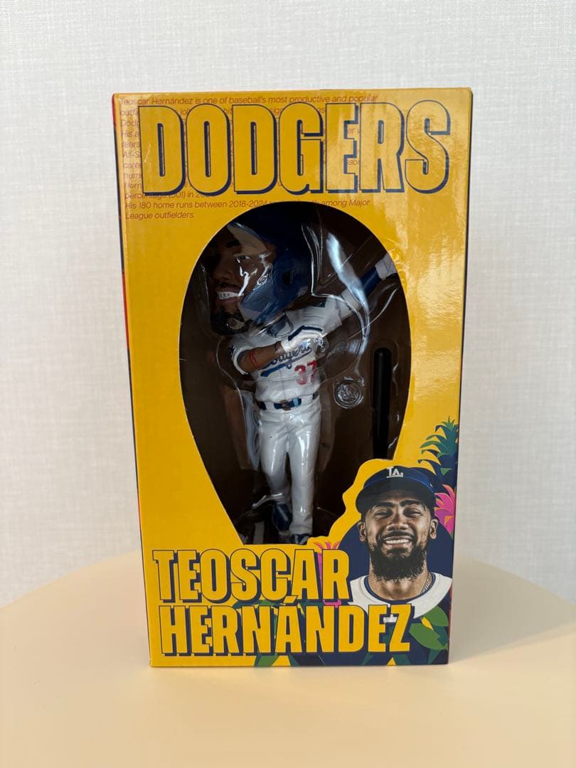 Dodgers Teoscar Hernández フィギュア Teoscar Hernandez Bobblehead- LA Dodgers Giveaway 8-20-24 | eBay