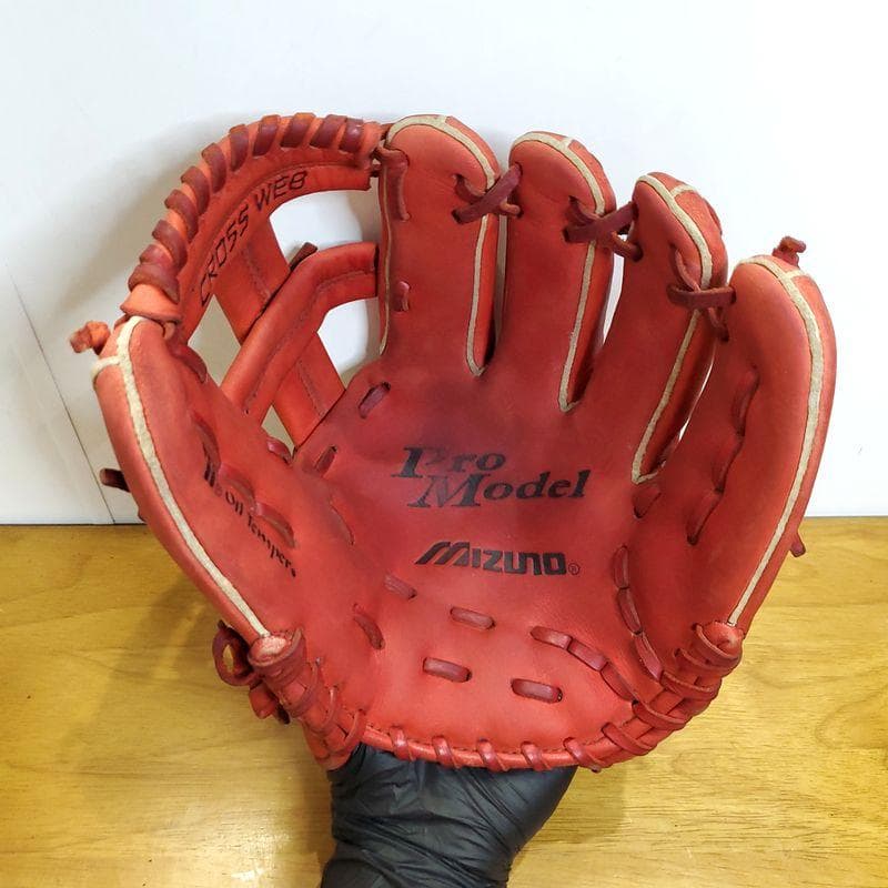 ミズノ 二岡智宏モデル Mマークラベル Mizuno 少年 内野用 軟式