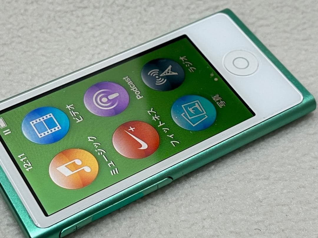 美品】Apple iPod nano 第7世代 16GB グリーン - メルカリ