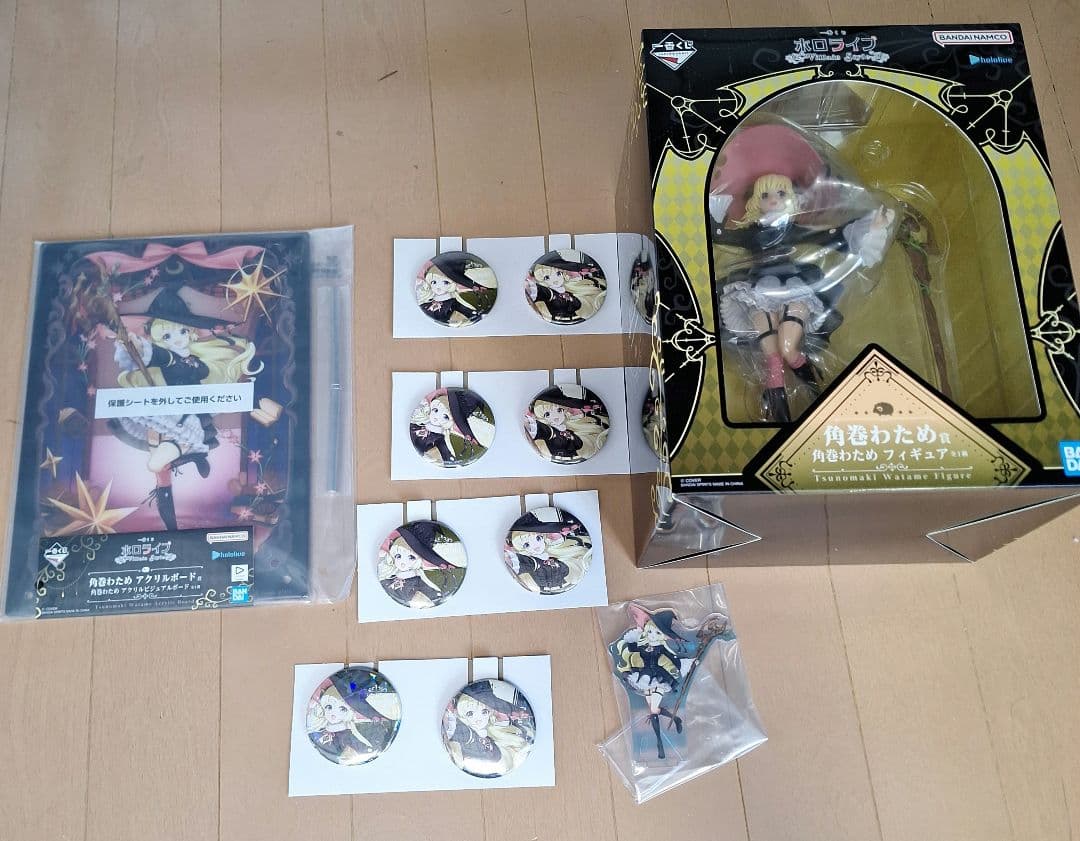 ホロライブ Villain Style 角巻わため 7点セット 一番くじ ホロライブ ～Villain Style～」が発売決定！白上フブキ