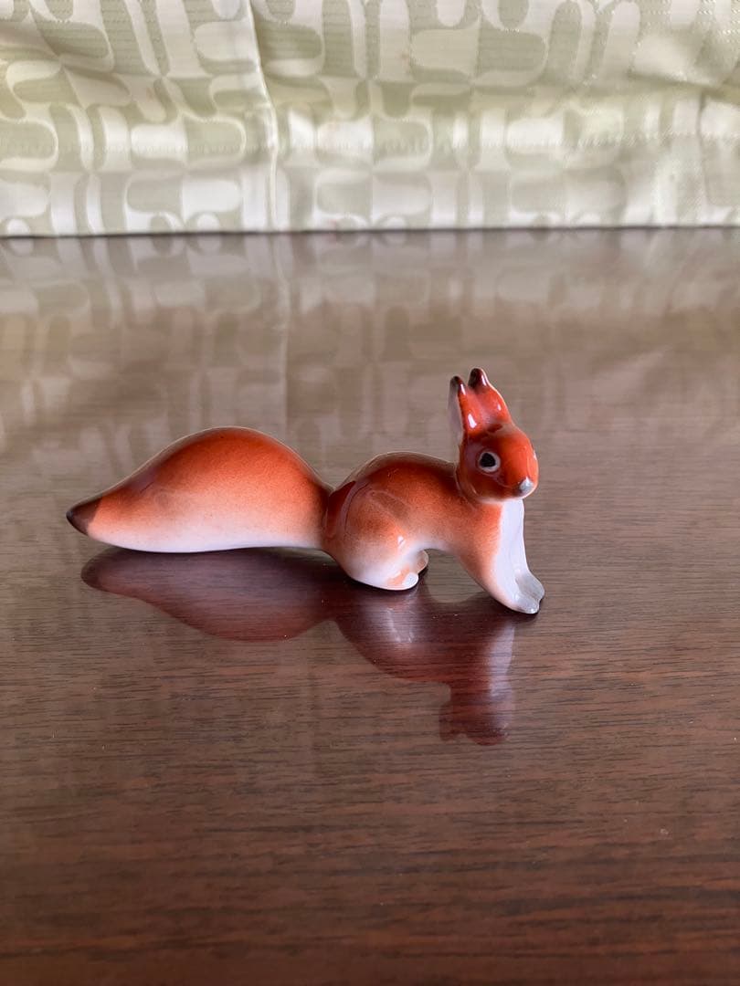 ロモノーソフ フィギュリン フィギュア リス Made in USSR