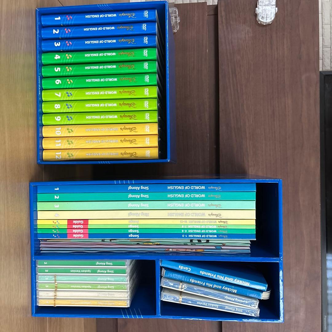 【新子役・一部未使用】dwe シングアロング DVD Disney - 新子役 DWE ディズニー英語システム シングアロング DVD 12枚