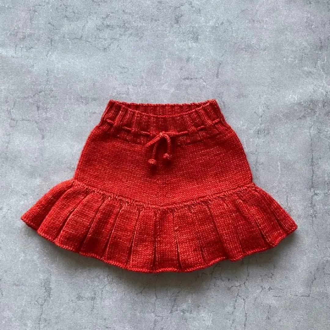 misha&puff skating pond skirt red flame - メルカリ