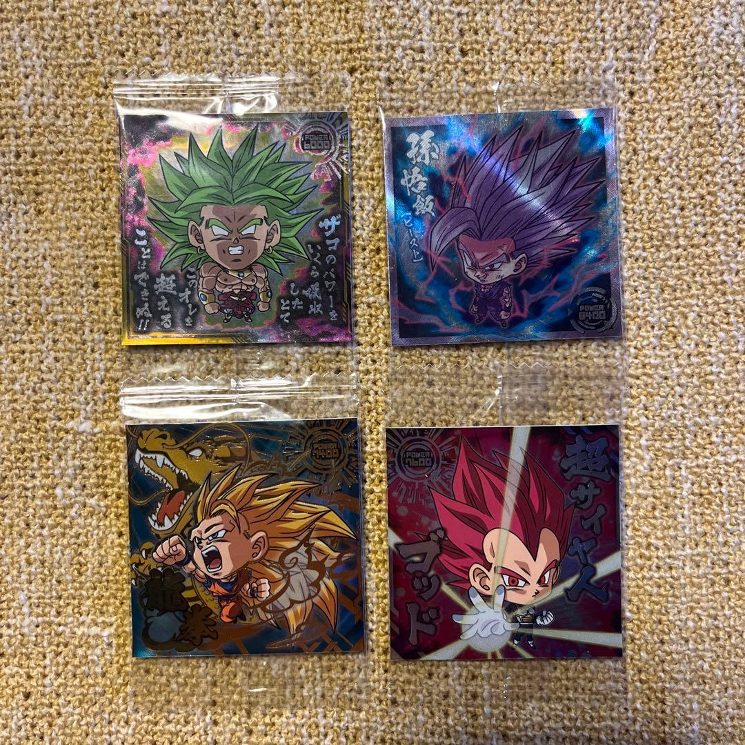 ドラゴンボール ウエハースシール まとめ売り 4枚 - メルカリ