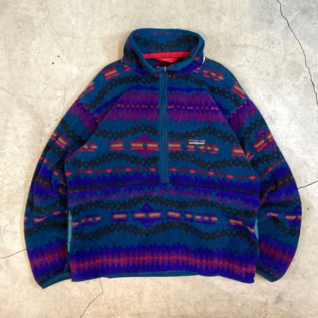 90's 雪なし USA製 パタゴニア サカジャウィア フリース キッズ12 90