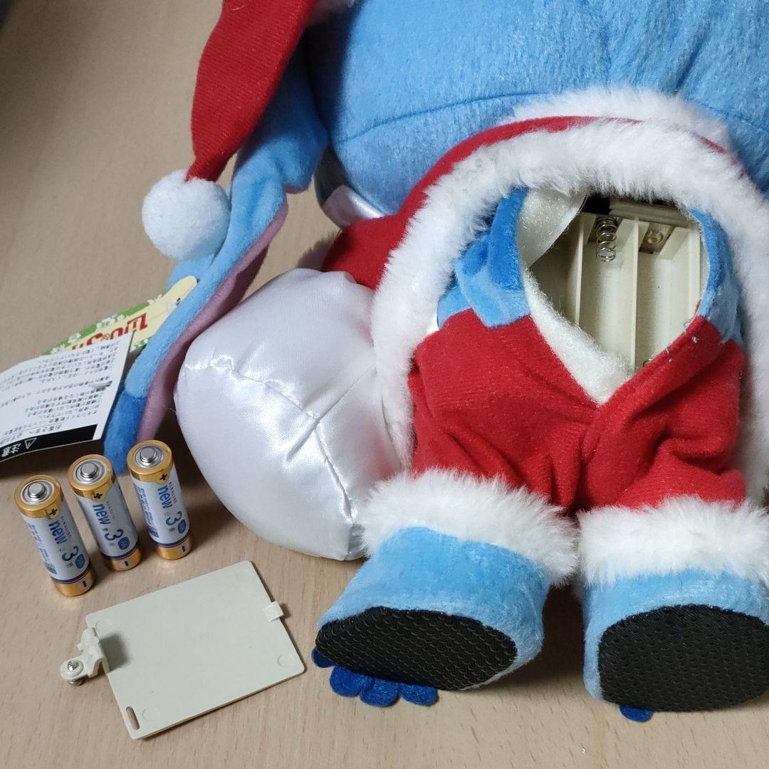ディズニー スティッチ 動くぬいぐるみ クリスマスサンタ - メルカリ